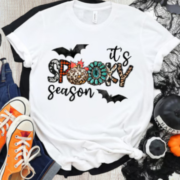 Tops - Its Spooky Season Halloween T-Shirt